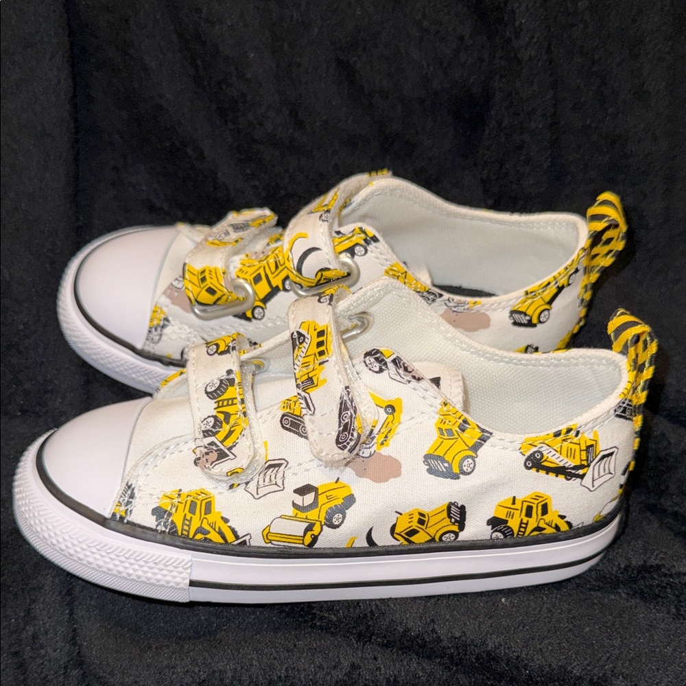 Converse Kids Yellow Construction Sneakers New* Sz 10